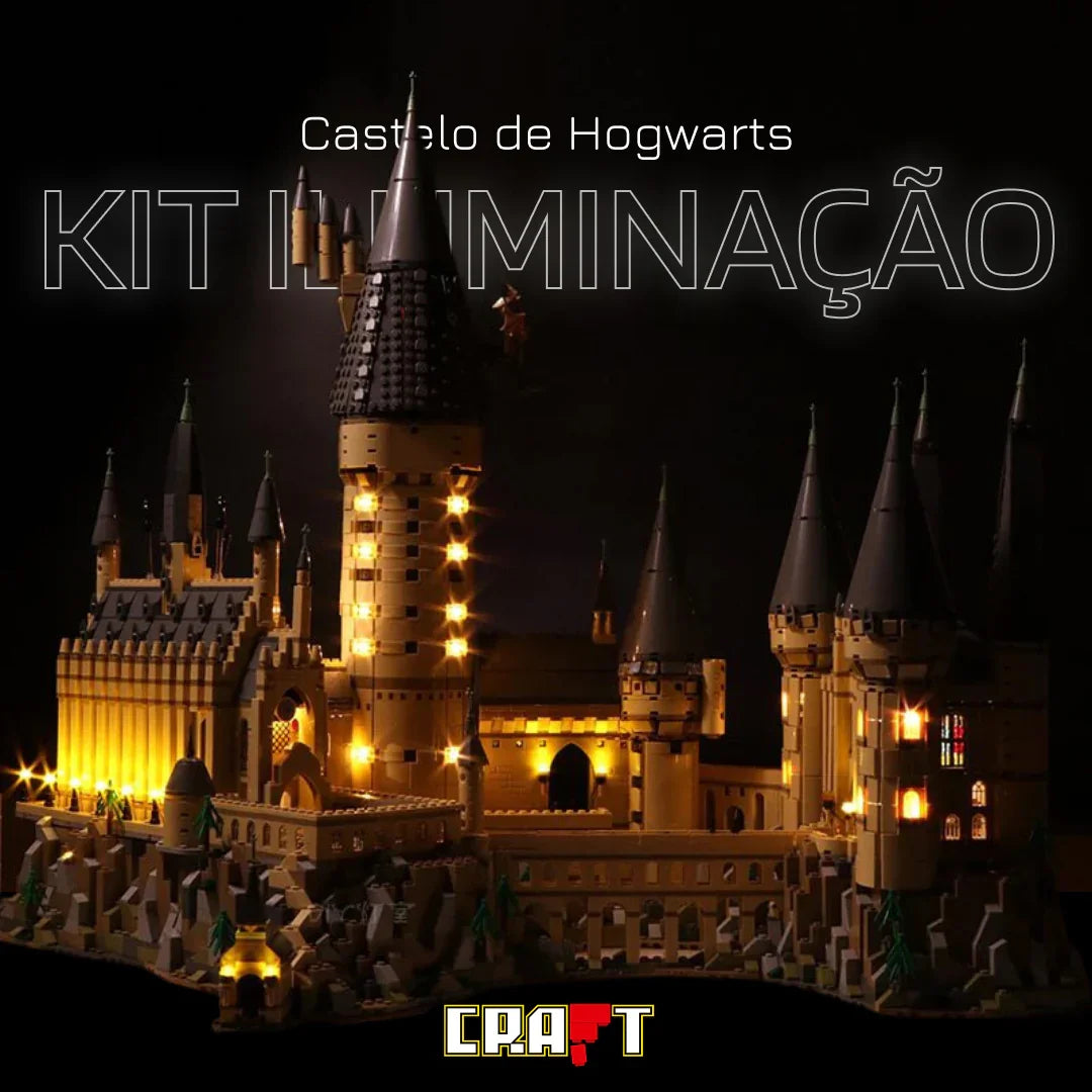 Kit de Ilumina&ccedil;&atilde;o para o Castelo de Hogwarts (6020 pe&ccedil;as)