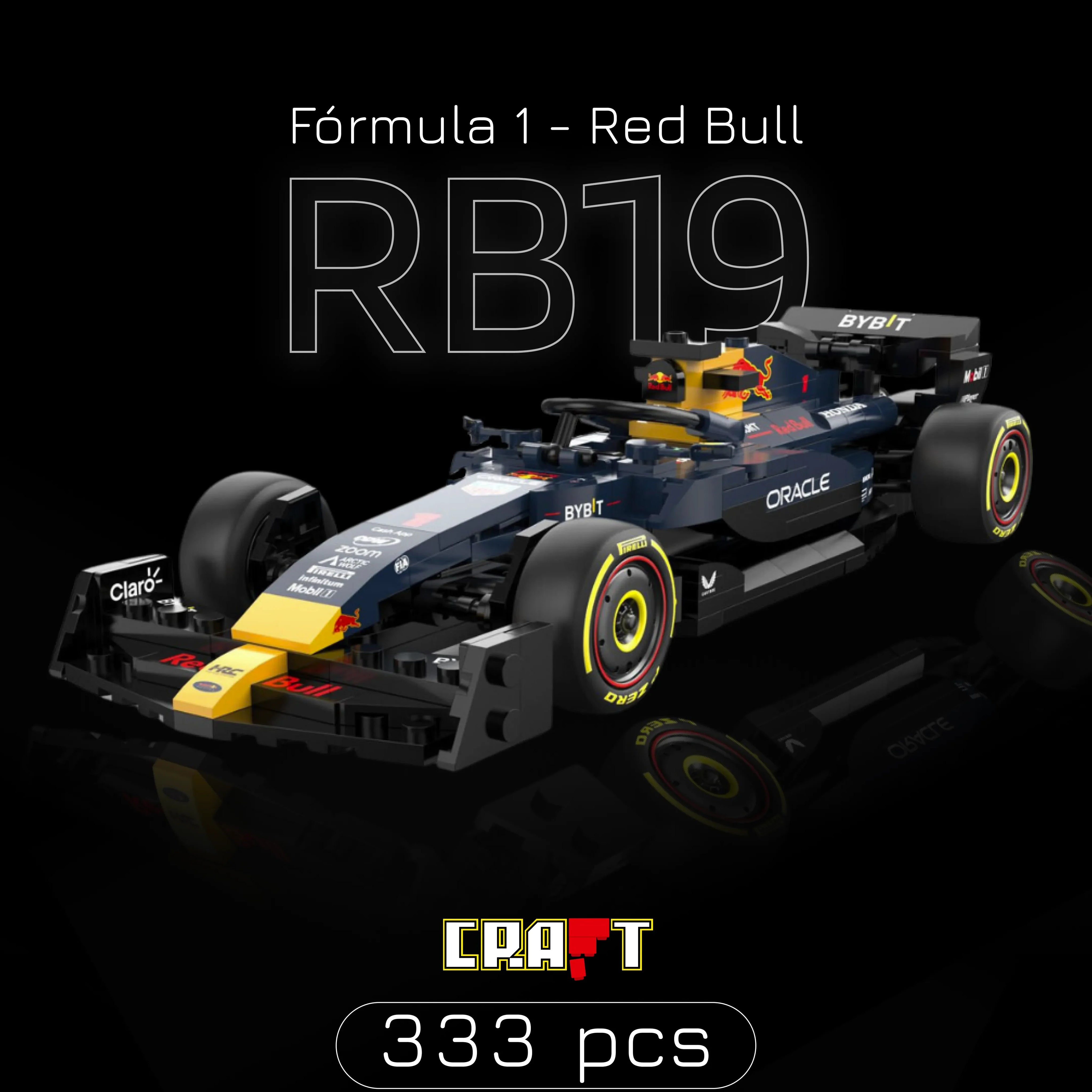 F&oacute;rmula 1 - Red Bull Racing RB19 (333 pcs) - Brics Craft