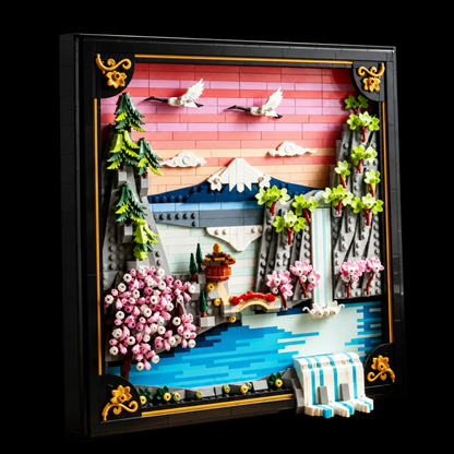 Quadro de Flor de Cerejeira Japonesa (1892 pe&ccedil;as)