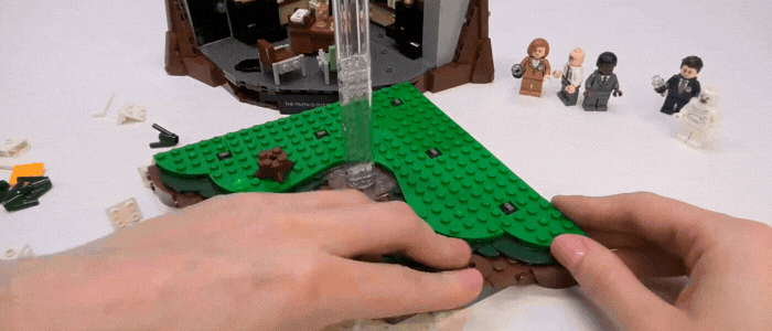 GIF 2 de 6 do produto Arquivo X (1.478 pe&ccedil;as), mostrando detalhes da constru&ccedil;&atilde;o.