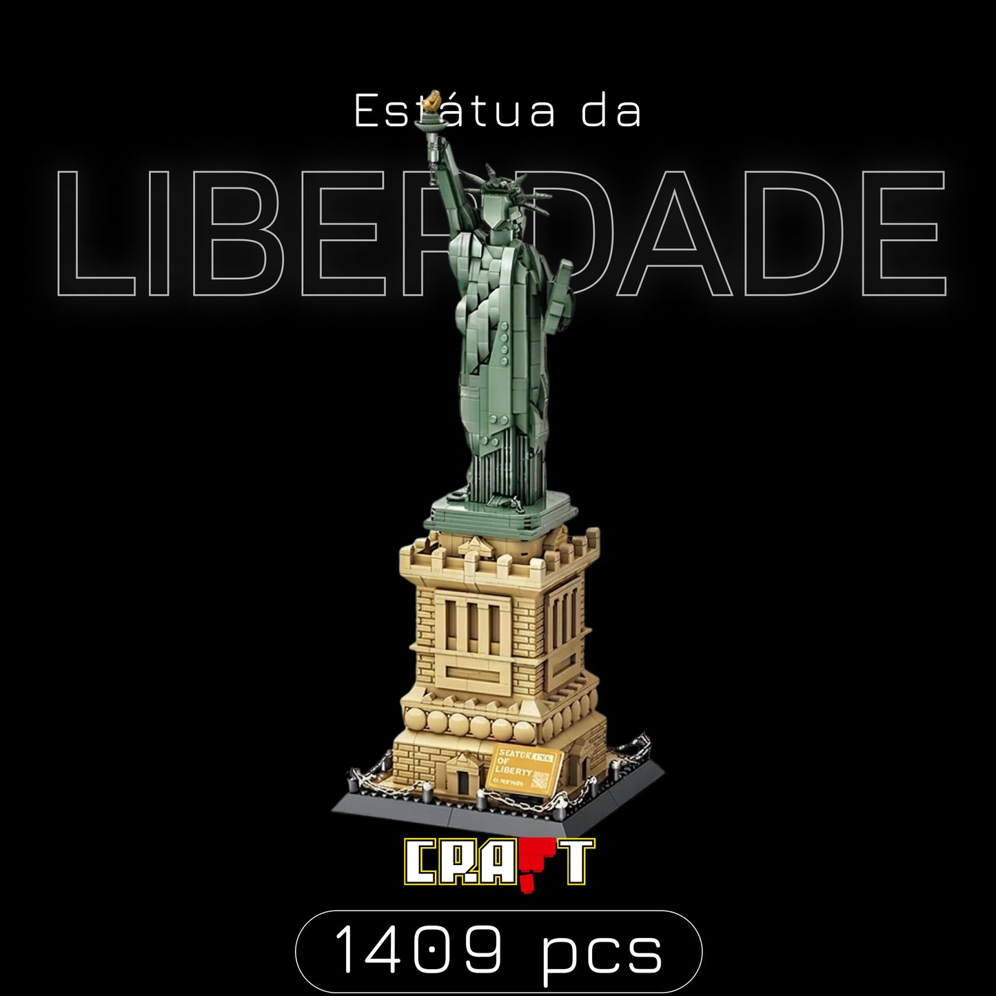 Est&aacute;tua da Liberdade (1409 pe&ccedil;as)