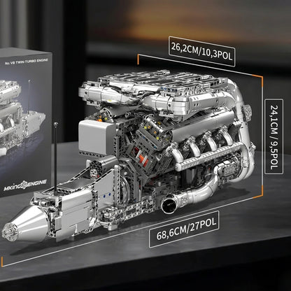 Motor Hypercar com C&acirc;mbio W16 (2899 pe&ccedil;as)