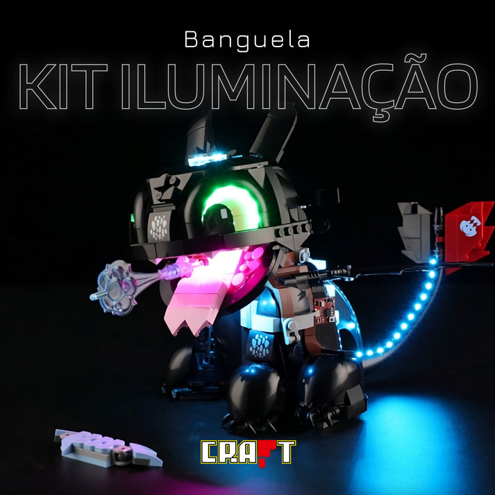 Kit de Ilumina&ccedil;&atilde;o para Como Treinar o Seu Drag&atilde;o - Banguela (784 pe&ccedil;as)