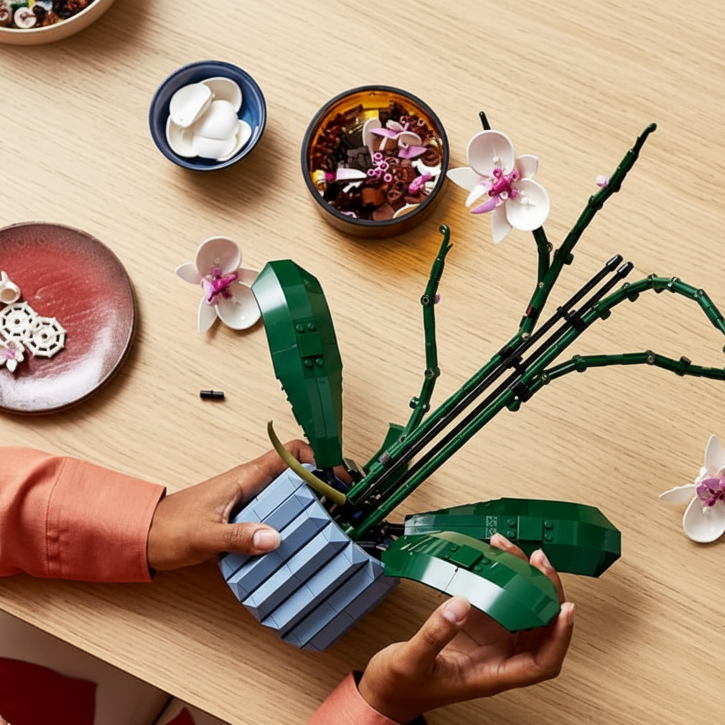 Buqu&ecirc; de Orqu&iacute;deas em Vaso (608 pe&ccedil;as)