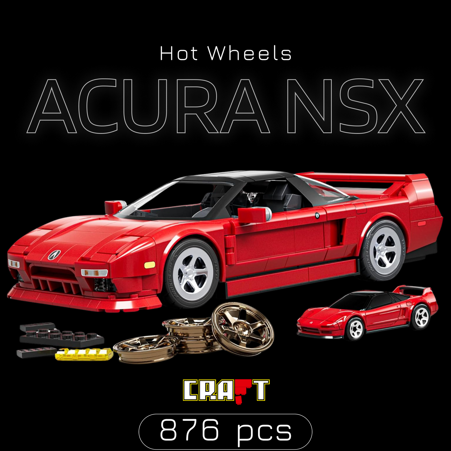 Hot Wheels - Acura NSX (876 pe&ccedil;as)