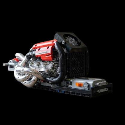 Motor V6 STR13 Motorizado (980 pe&ccedil;as) - Brics Craft