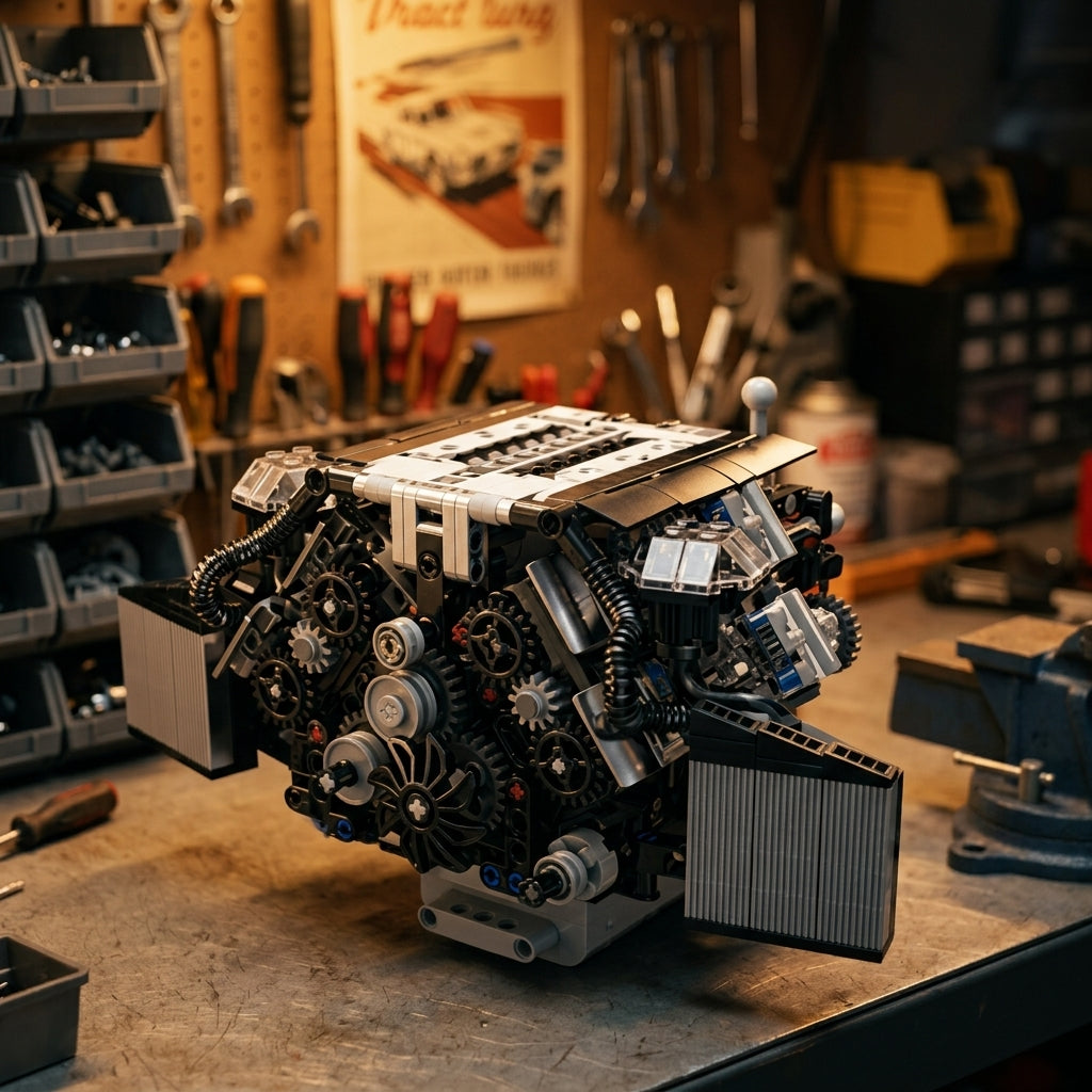 Motor W12 Twin Turbo (871 pe&ccedil;as)