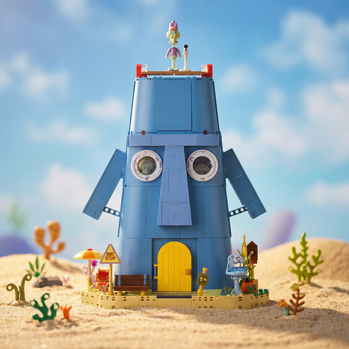Bob Esponja - Casa da Pedra dos Tent&aacute;culos (1655 pe&ccedil;as)