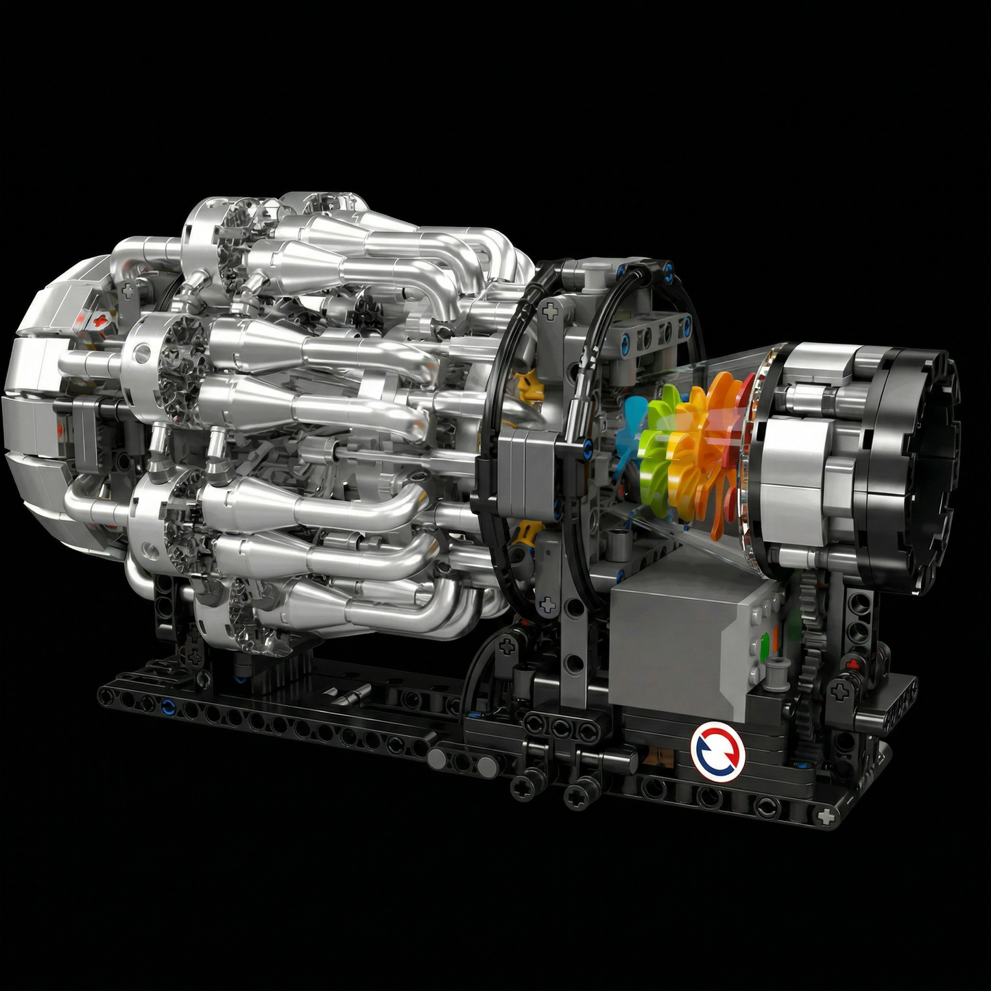 Motor Turbojato Mec&acirc;nico (1214 pe&ccedil;as)