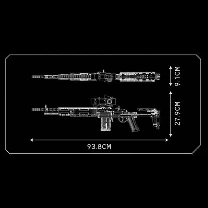 Rifle T&aacute;tico MK14 EBR (1656 pe&ccedil;as)