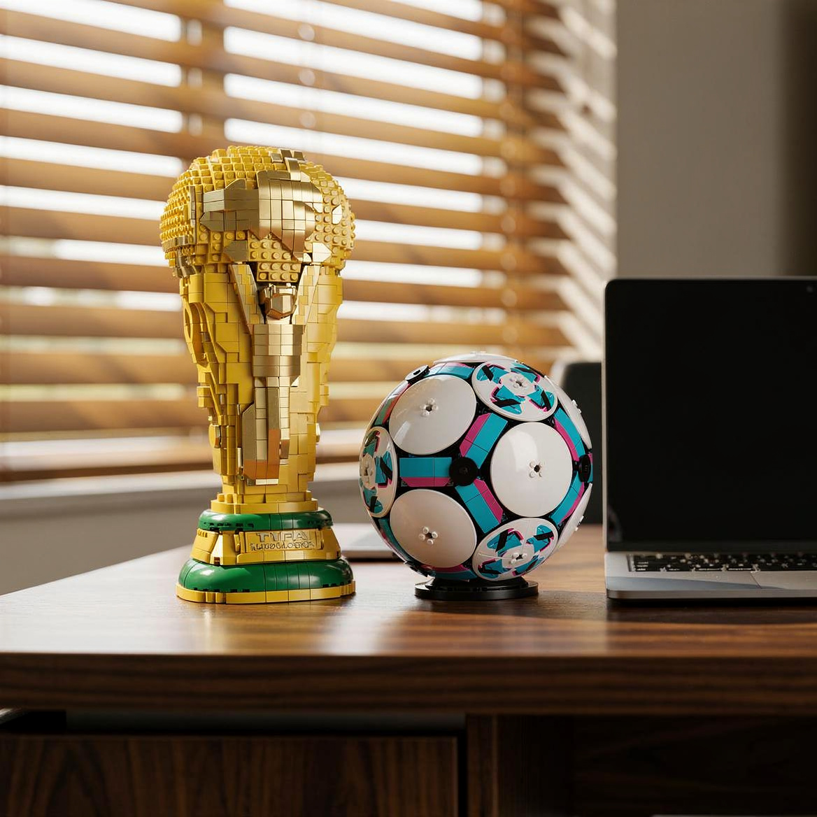 Compre Junto! Ta&ccedil;a da Copa + Bola de Futebol