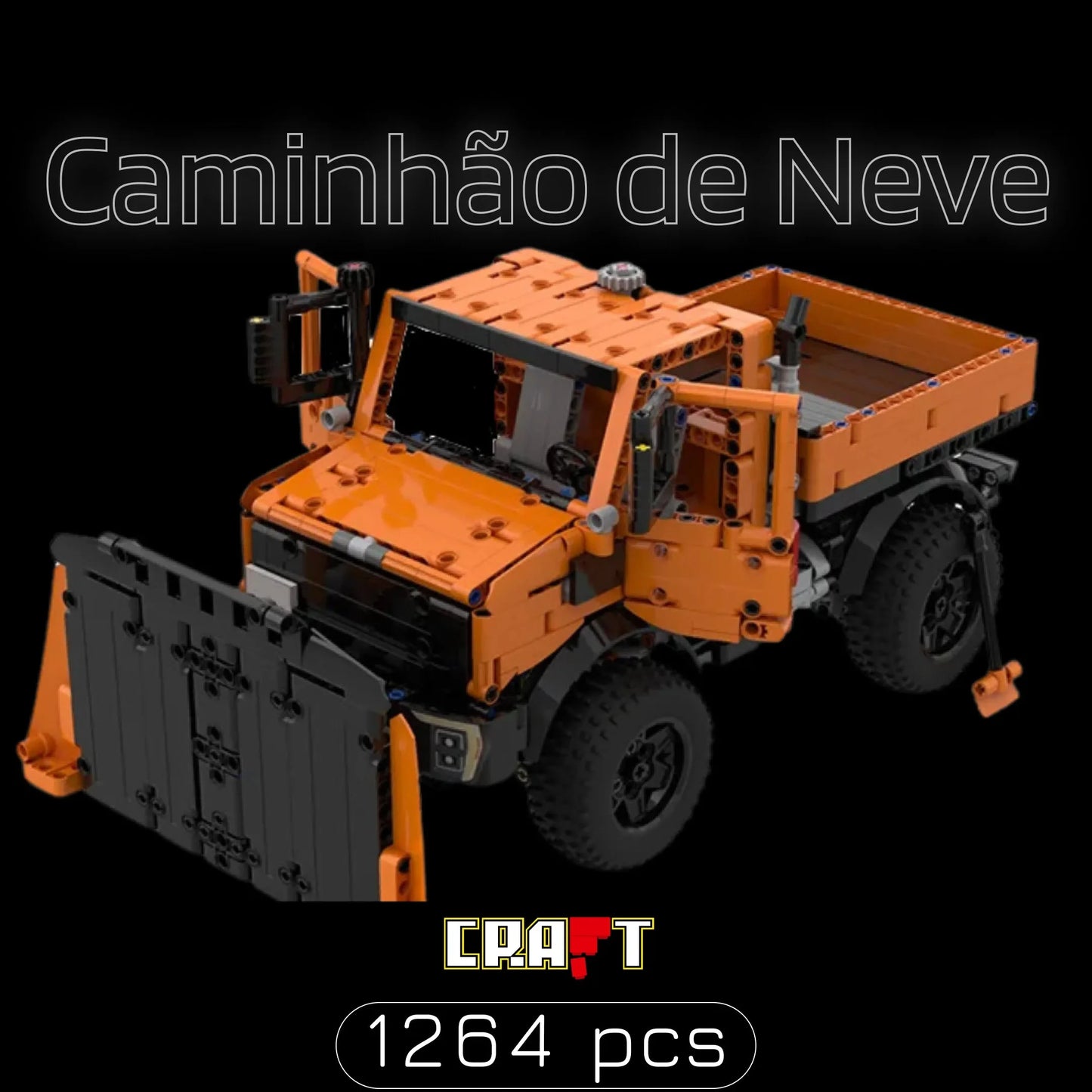 Caminh&atilde;o de Neve (1264 p&ccedil;s) - Brics Craft