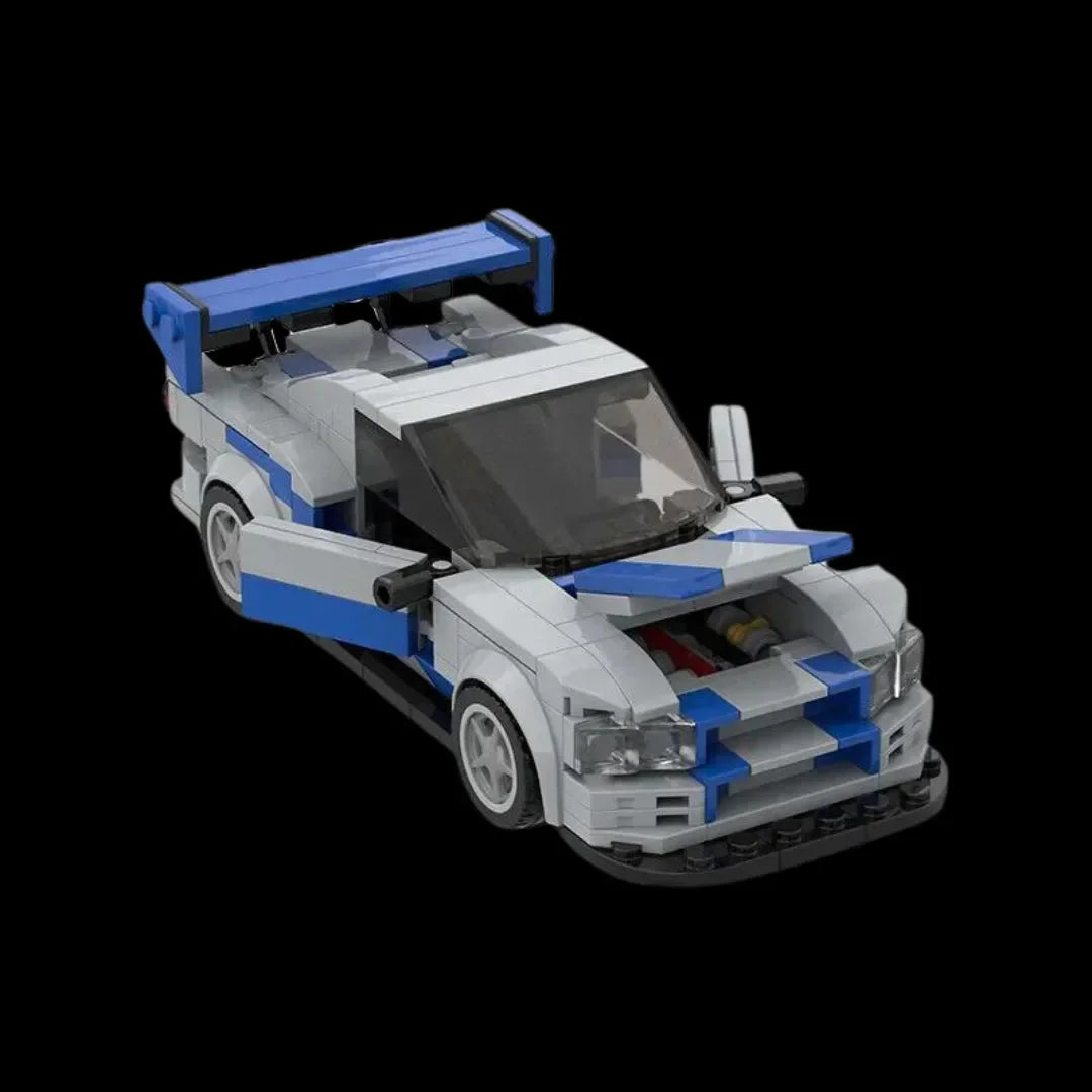 Nissan Skyline R34 (332 p&ccedil;s) - Brics Craft