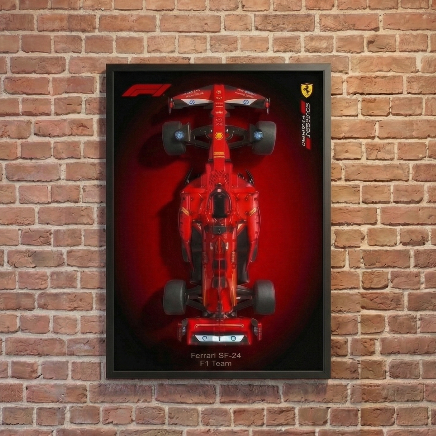 Quadro Fosco para a F&oacute;rmula-1 Ferrari SF24