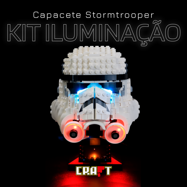 Kit de Ilumina&ccedil;&atilde;o para o Capacete Stormtrooper (647 pe&ccedil;as)