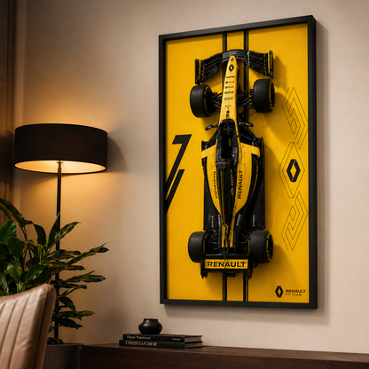 Quadro de Acr&iacute;lico para F1 Renault