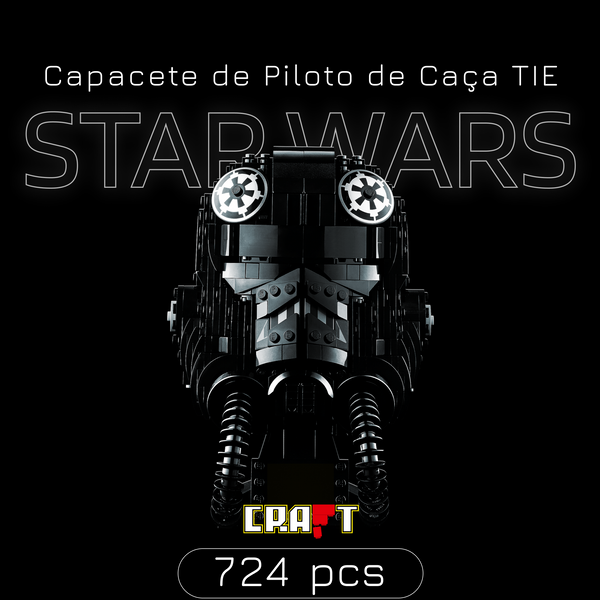 Star Wars - Capacete de Piloto de Ca&ccedil;a TIE (724 pe&ccedil;as)