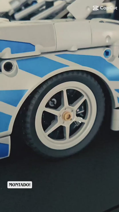Nissan Skyline GT-R R34 - Velozes e Furiosos (1410 pe&ccedil;as)