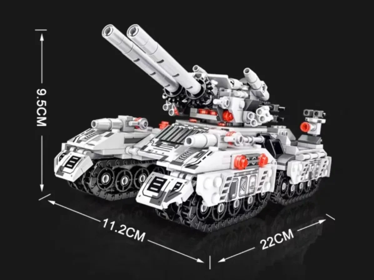 Tanque de Guerra (8 em 1) - Brics Craft