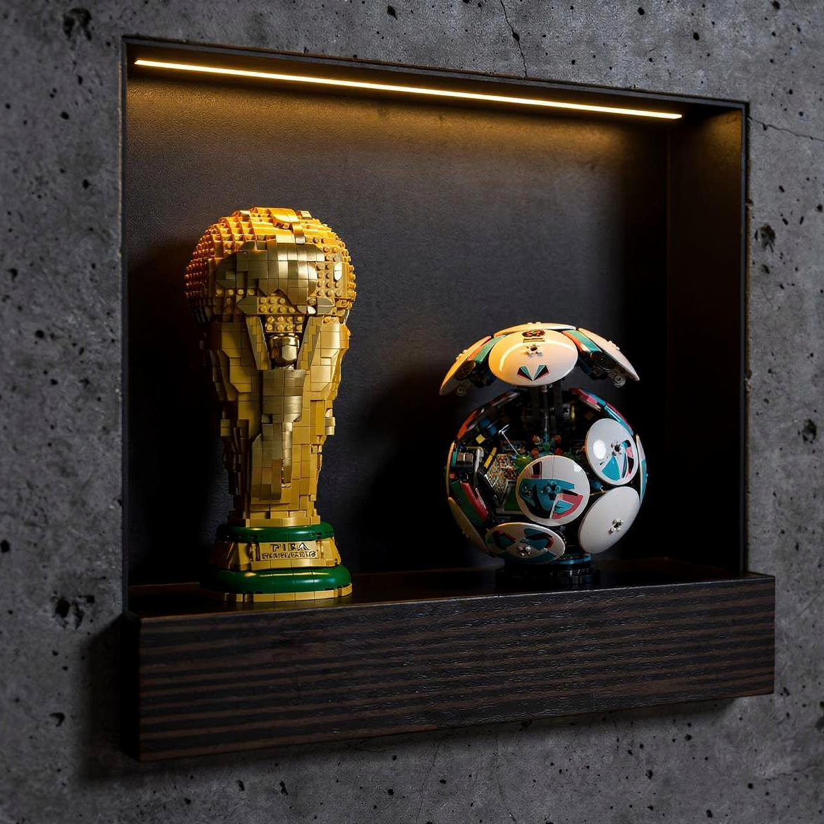 Compre Junto! Ta&ccedil;a da Copa + Bola de Futebol