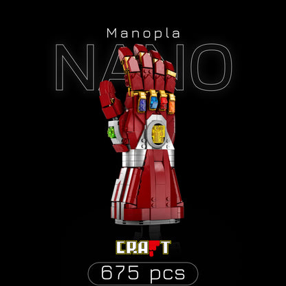 Manopla de Nanotecnologia do Tony Stark (675 pe&ccedil;as)