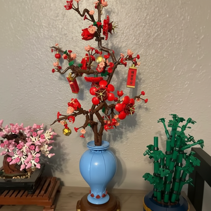 Flor de Ameixa em Vaso (547 pe&ccedil;as)