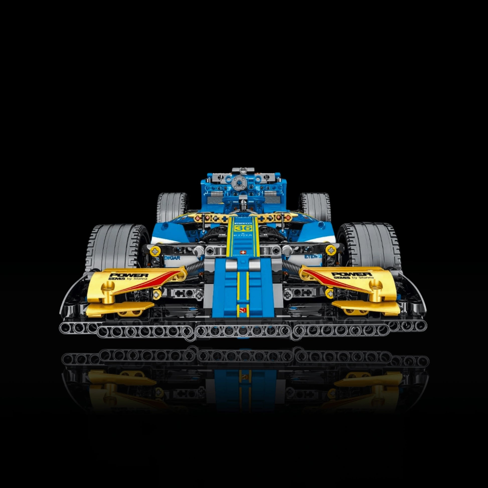 F&oacute;rmula 1 - Sauber C36 Azul (1110 pcs) - Brics Craft