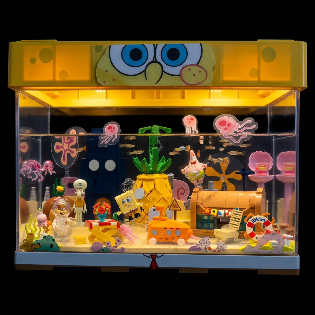Bob Esponja - Praia da Fenda do Biquini (1140 pe&ccedil;as)
