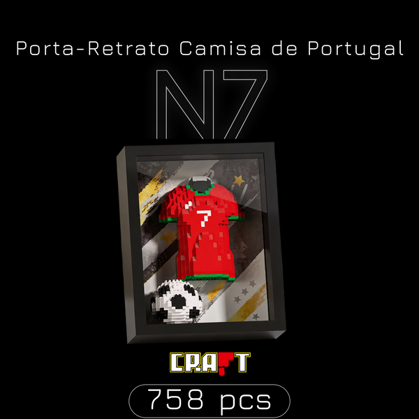 Porta-Retrato Camisa Futebol Portuguesa N7 (758 pe&ccedil;as)