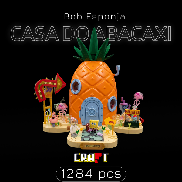Bob Esponja - Casa do Abacaxi (1284 pe&ccedil;as)