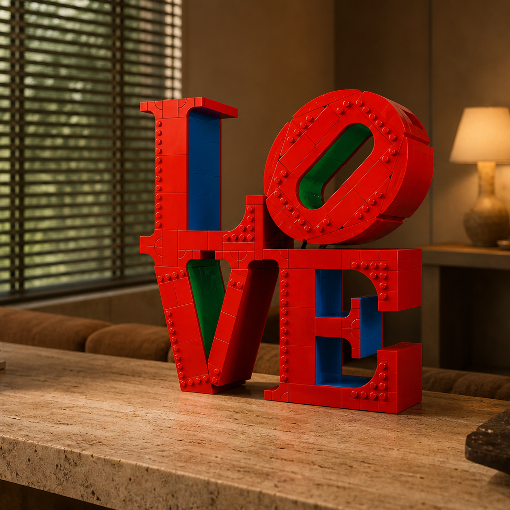 Escultura LOVE (791 pe&ccedil;as)