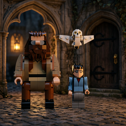 Harry Potter - Hagrid & Harry's Motocicleta (617 pe&ccedil;as)