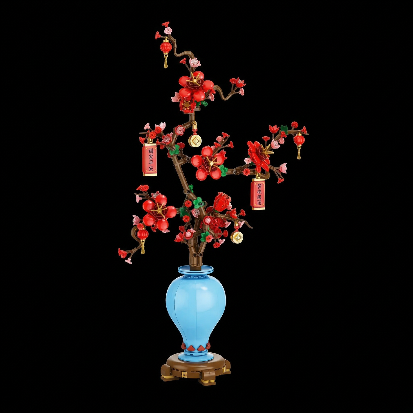Flor de Ameixa em Vaso (547 pe&ccedil;as)