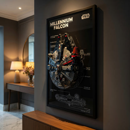 Quadro de Acr&iacute;lico para Millennium Falcon (1381 pe&ccedil;as)