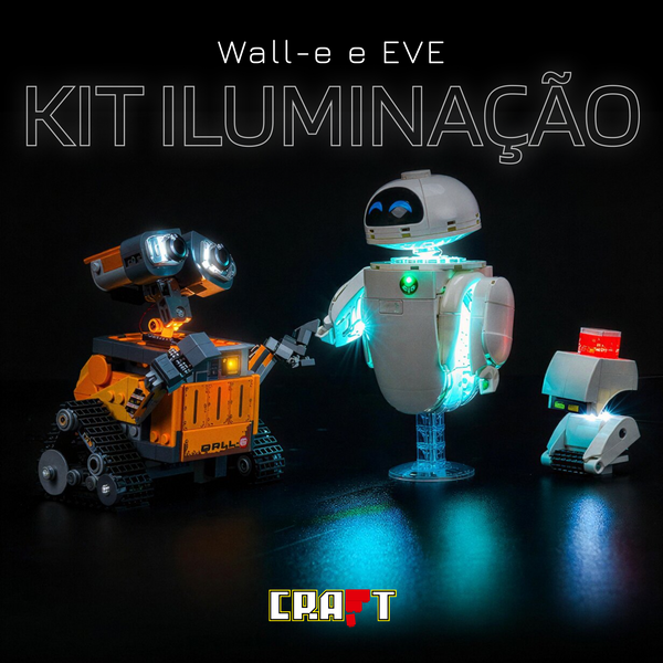 Kit de Ilumina&ccedil;&atilde;o o Wall-e e a EVA (811 pe&ccedil;as)