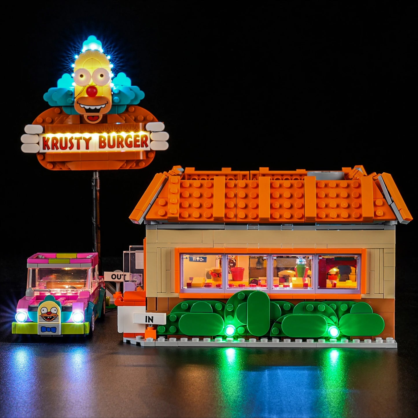 Kit de Ilumina&ccedil;&atilde;o para Os Simpsons - Krusty Burger