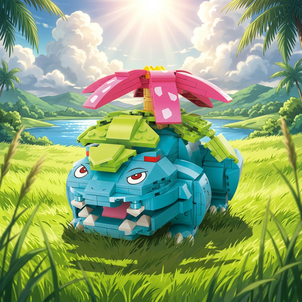 Pok&eacute;mon - Venusaur (497 pe&ccedil;as)