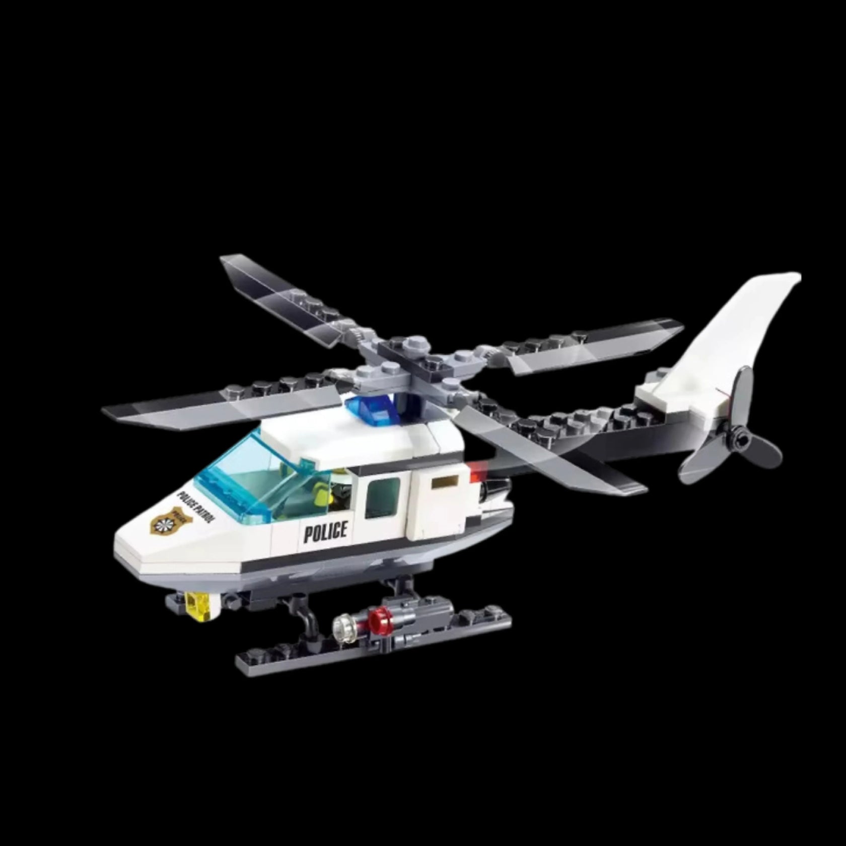 Helic&oacute;ptero da Pol&iacute;cia (102 p&ccedil;s) - Brics Craft