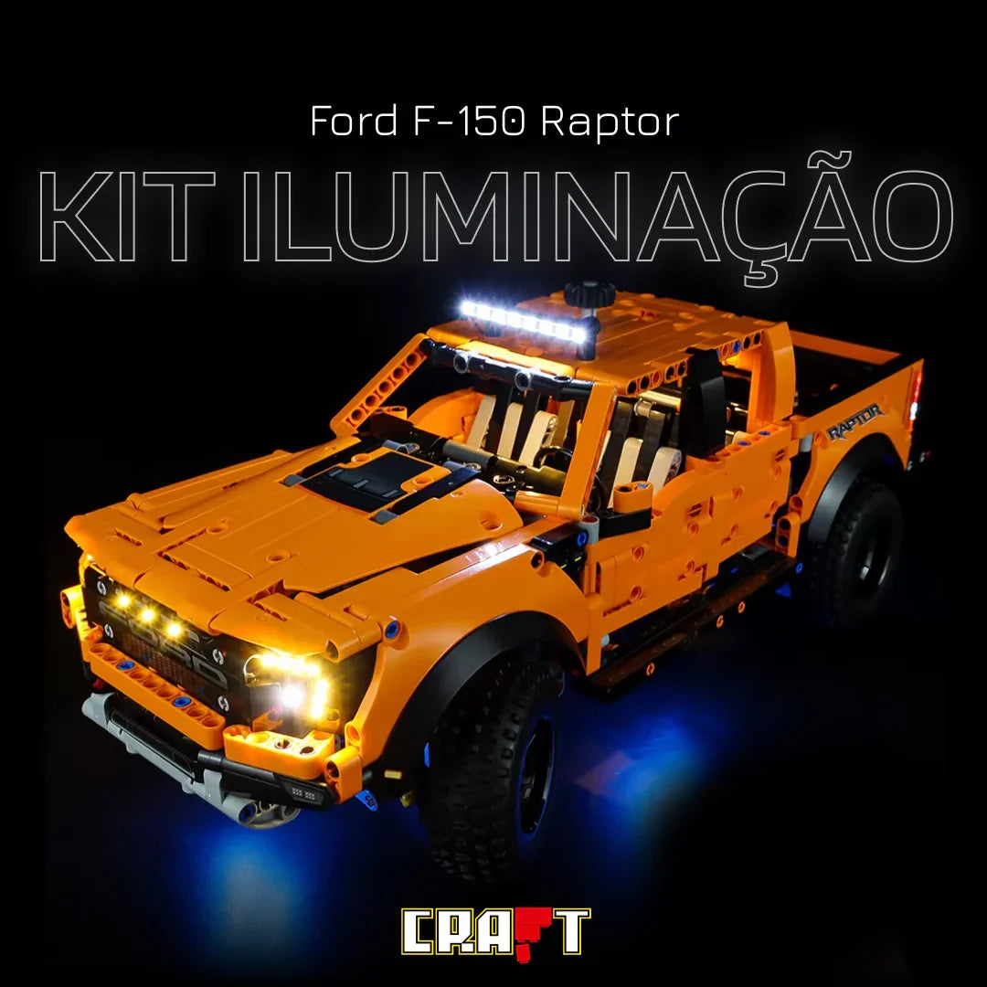 Kit de Ilumina&ccedil;&atilde;o para o Ford F-150 Raptor (1379 pe&ccedil;as)