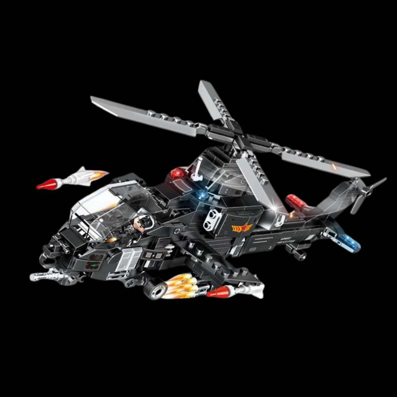 Helic&oacute;ptero SWAT (423 p&ccedil;s) - Brics Craft