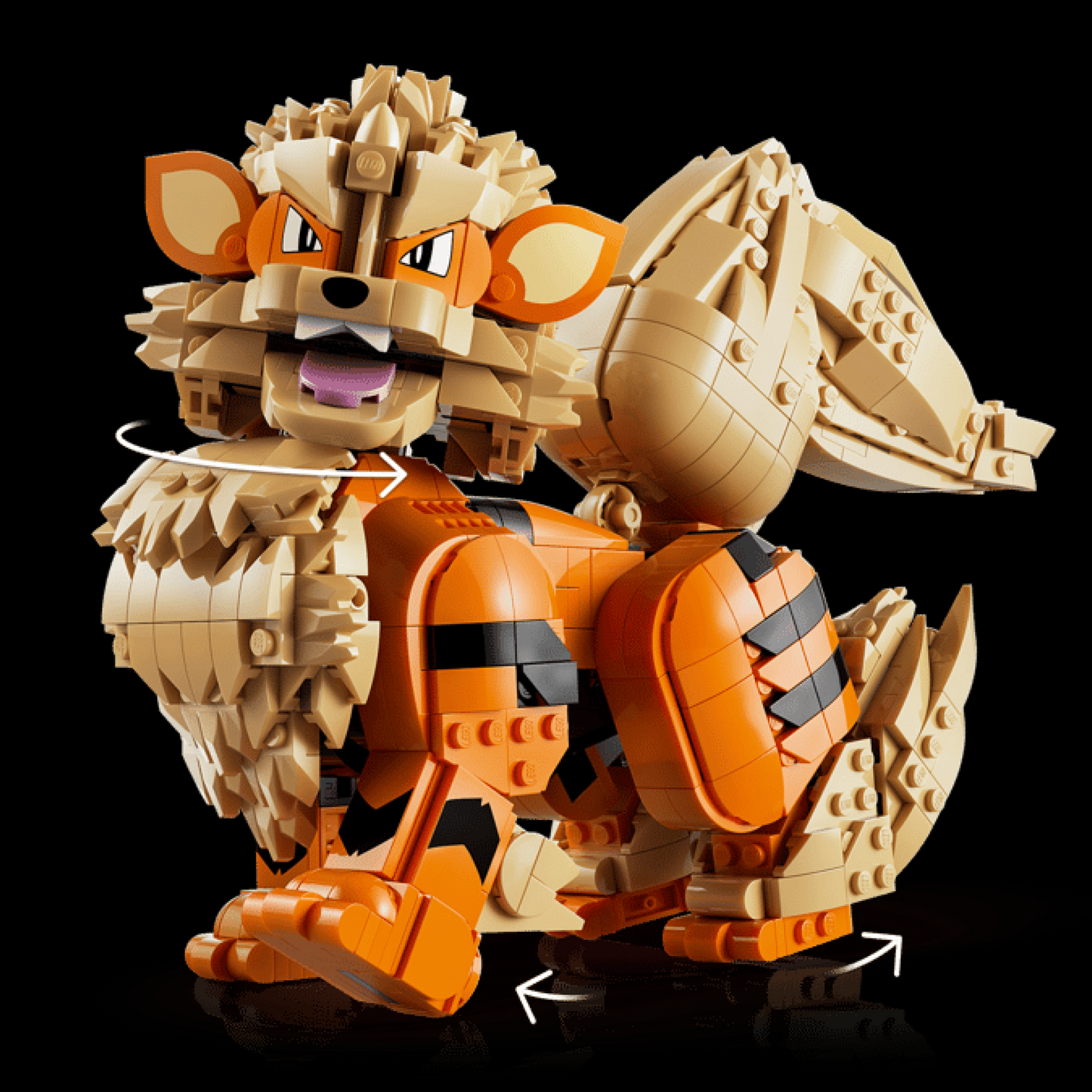 Pok&eacute;mon - Arcanine (1190 pe&ccedil;as)