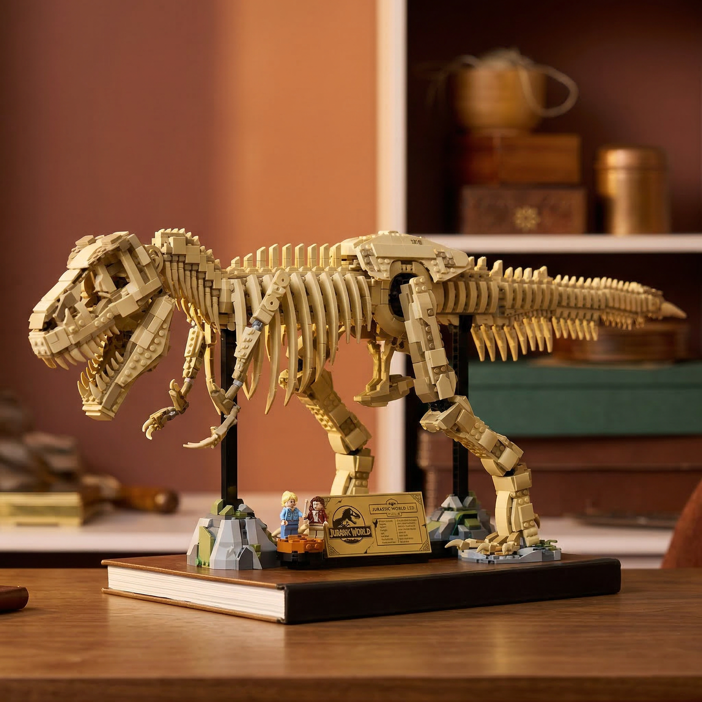 Oferta Exclusiva deste An&uacute;ncio | F&oacute;ssil do Tiranossauro Rex - Jurassic Park (3145 pe&ccedil;as)