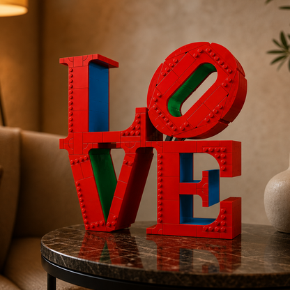 Escultura LOVE (791 pe&ccedil;as)