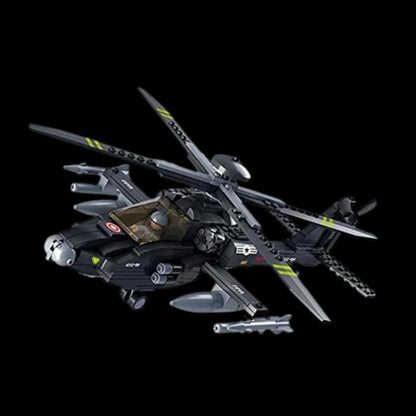 Helic&oacute;ptero Boeing AH-64 Apache (293 p&ccedil;s) - Brics Craft
