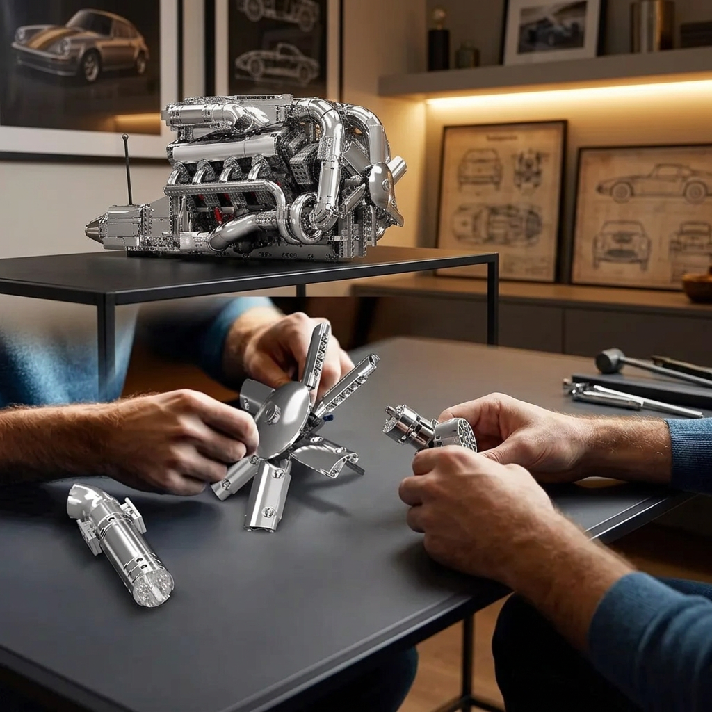 Motor Hypercar com C&acirc;mbio W16 (2899 pe&ccedil;as)