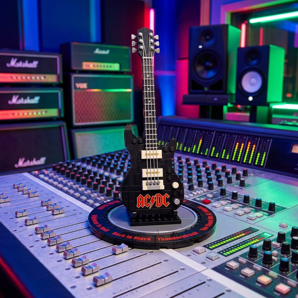 Guitarra AC/DC (247 pe&ccedil;as) - Ambiente Cen&aacute;rio 6