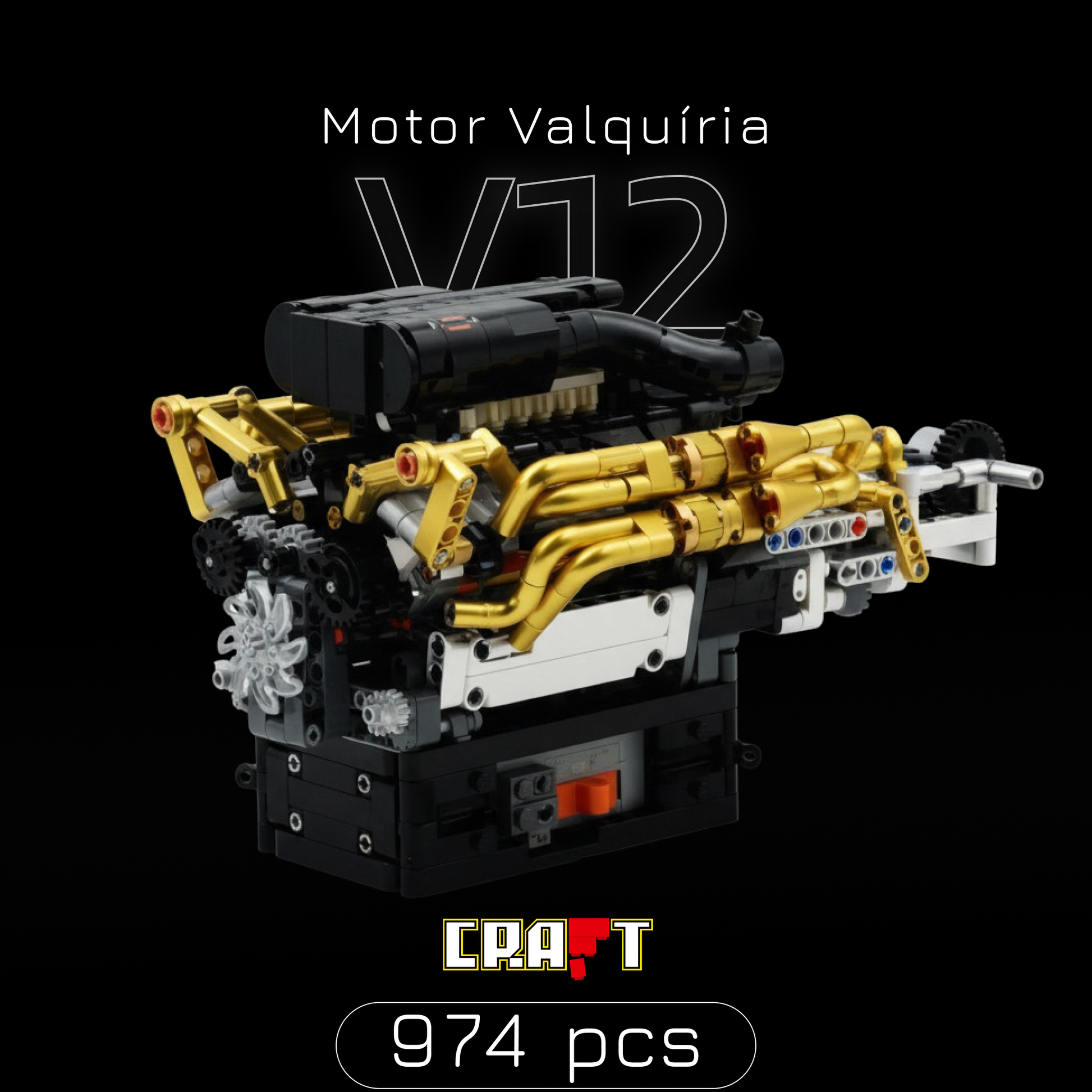 Valqu&iacute;ria V12 (974 pe&ccedil;as)