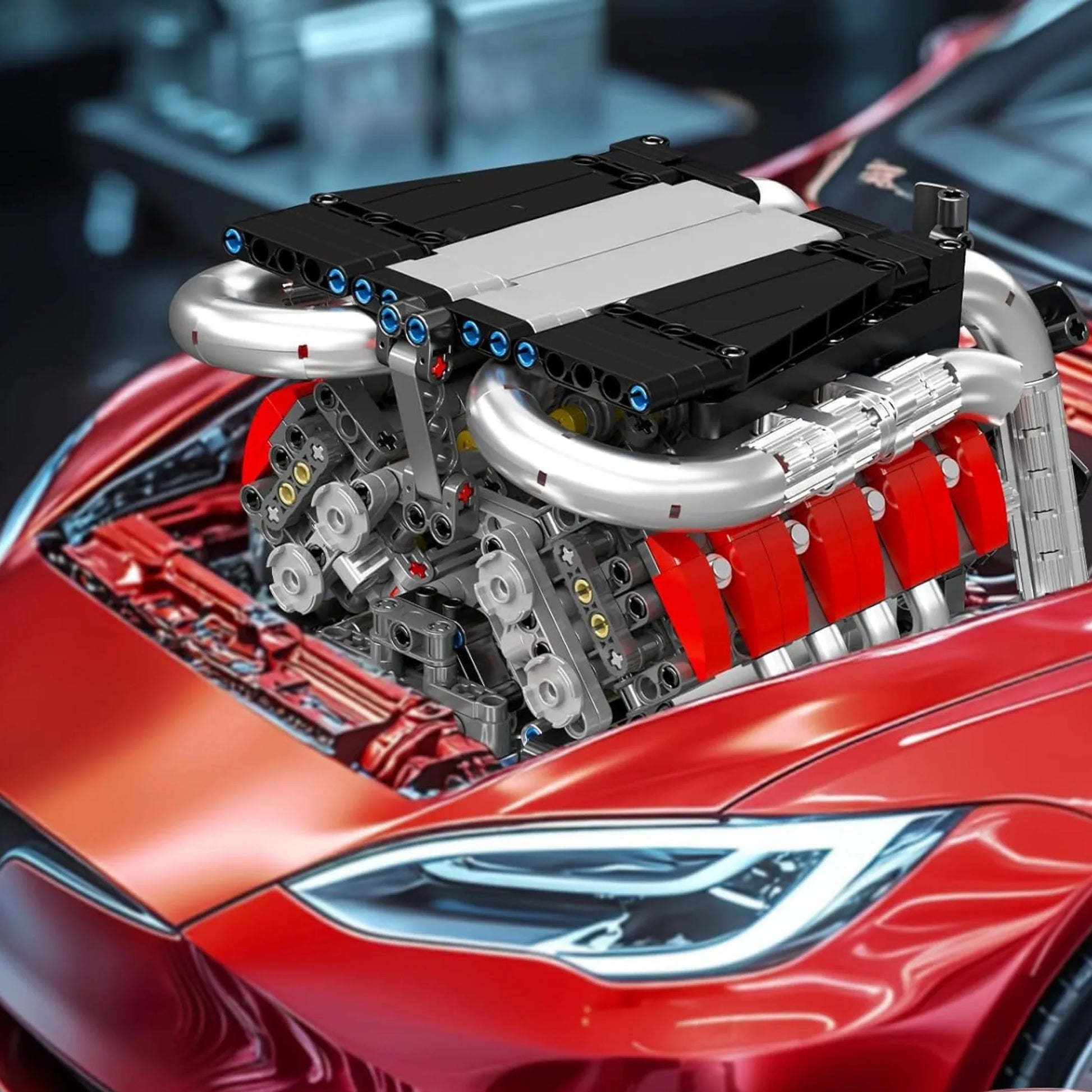 Motor V8 (1169 pe&ccedil;as)