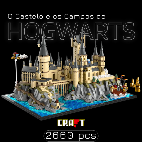 Harry Potter - O Castelo e os Campos de Hogwarts (2660 pe&ccedil;as)
