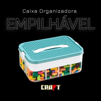 Caixa Organizadora Empilh&aacute;vel